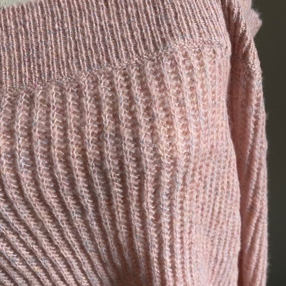 NWT INC Pink Cold Shoulder Sweater Size XXL - Picture 2 of 5